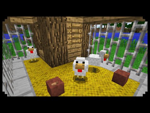 ✔ Minecraft: How to make a Chicken Coop