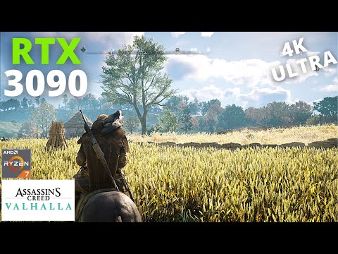 Assassin's Creed Valhalla: RTX 3090 + Ryzen 7 5800X | 4K | Ultra Settings