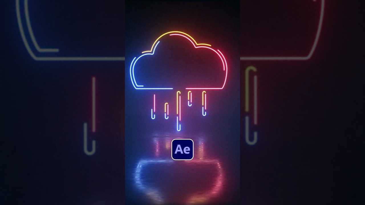 Create Glowing Outline Logo & Icon Animations in After Effects #tutorial