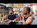 My FLATMATE Sings With Me (He's NOT A Singer) | Oceans by Hillsong United