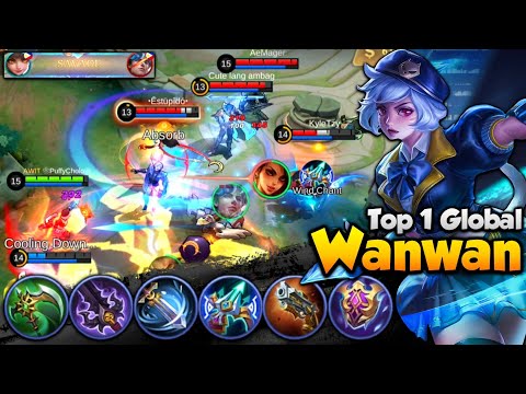 SAVAGE! Wanwan Wipe Out All Enemies! - Build Top 1 Global Wanwan