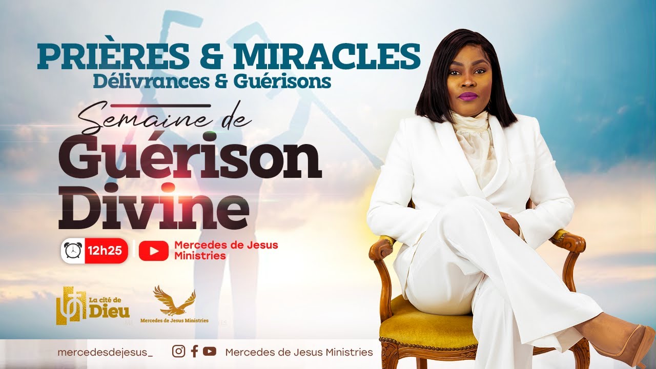 PRIÈRES & MIRACLES - Lundi 23 Sept 24 - Sous Thème: AUTO DÉLIVRANCE PERSONNELLE #priere #délivrance