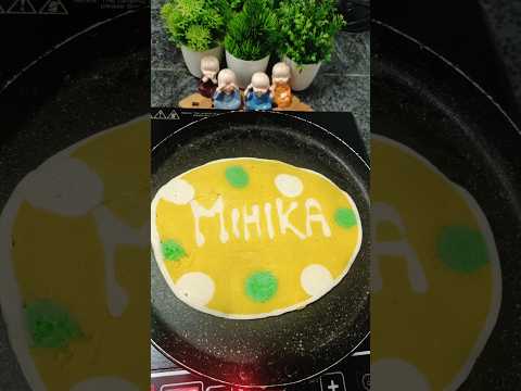 Comment Your Name | Pancake Art | #mihika#viral#trending#video#shorts#ashortaday | By Mera Suffer