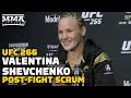 Valentina Shevchenko Defends UFC Ring Girls | UFC 266 | MMA Fighting