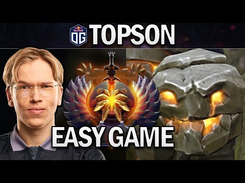 OG.TOPSON TINY - EASY GAME - DOTA 2 7.28 GAMEPLAY
