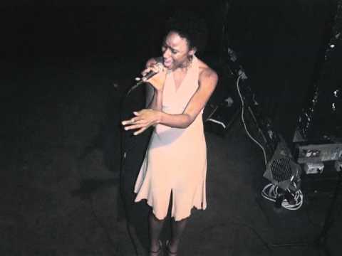 Diana Rutherford rehearsing "Trouble, Heartaches & Sadness"