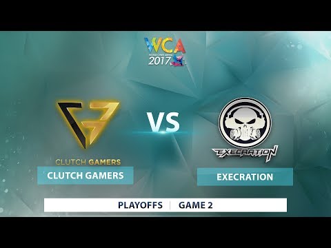 Clutch Gamers vs Execration | Game 2 | World Cyber Arena 2017 | Playoffs | Best of 3