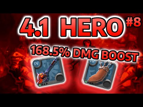 4.1 HERO CURSED STAFF - 🔥QUADRA KILL⚡INSANE DAMAGE - ALBION ONLINE MISTS PVP #8