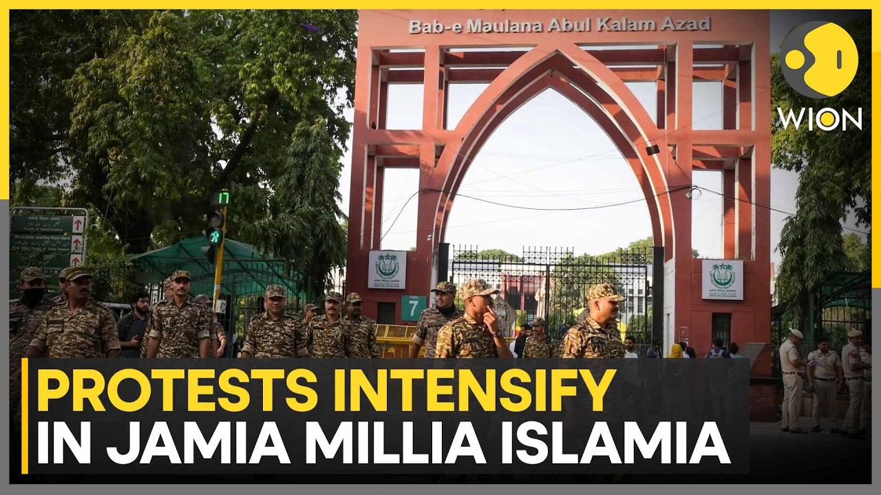 Tensions Escalate in JMI After Students Clash With Guards | WION News