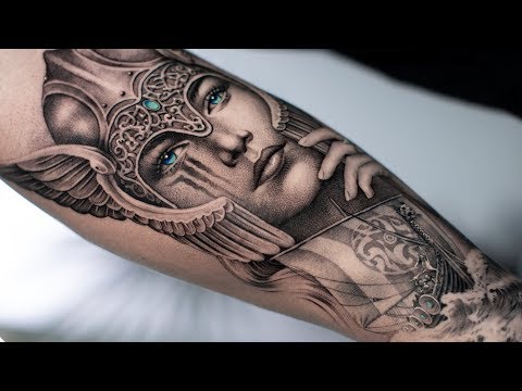 VIKINGS INSPIRED TATTOO TIME LAPSE