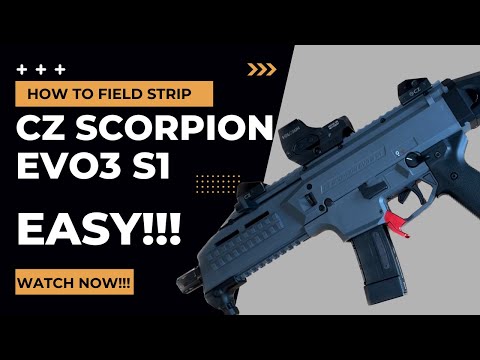 How to Disassemble and Reassemble a CZ Scorpion EVO3 S1 (Field Strip)