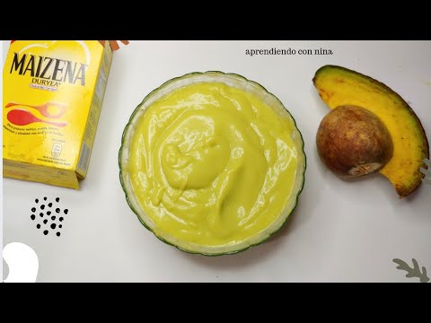 Mascarilla de aguacate y maicena para el frizz y brindar hidratación