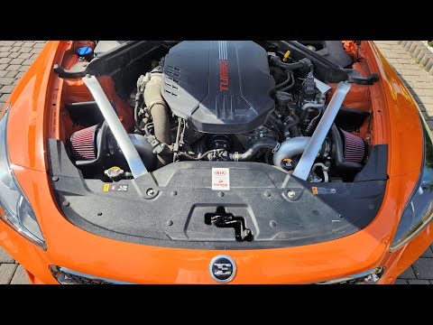 Kia Stinger | K&N Cold Air Intake vs Stock