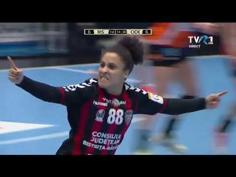 EHF CUP Gloria X  Odense  -   Mariana Costa right wing Brazil