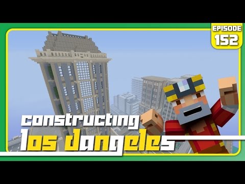 Minecraft Xbox 360: Constructing Los Dangeles - Episode 152! (Theatre Tower!)