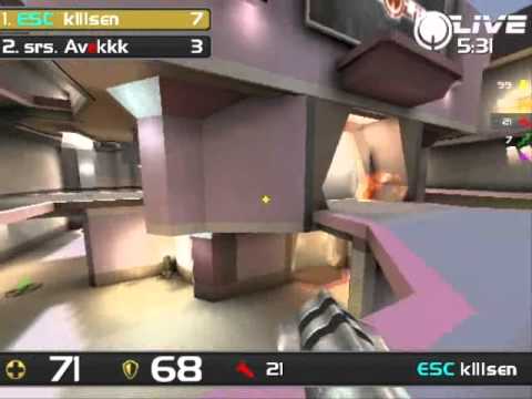 k1llsen vs av3k in Quake Live IEM V - qualifications - map 3 of 3