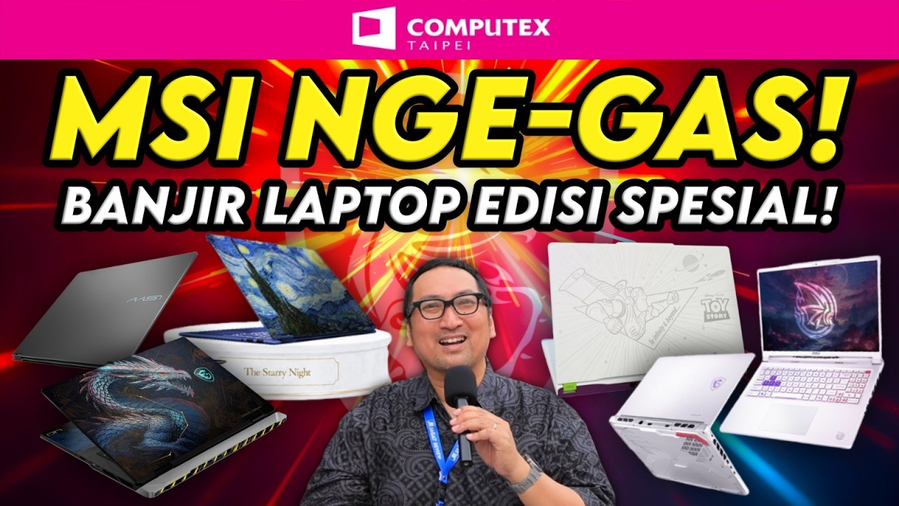 MSI Tampil All-out di Computex 2026! Dari Laptop Toy Story Sampai Handheld Baru