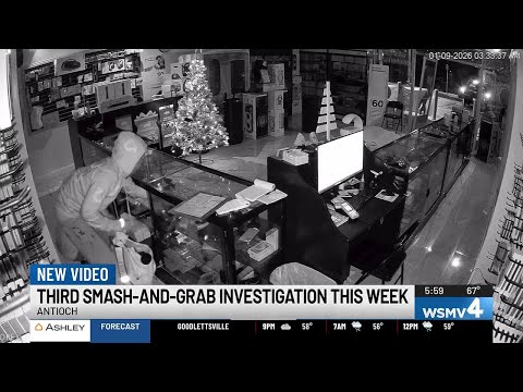 Thieves steal thousands in electronics during Antioch smash-and-grab burglary
