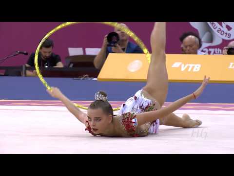 2019 Rhythmic Worlds, Baku (AZE) – Dina AVERINA (RUS), qualifications Hoop