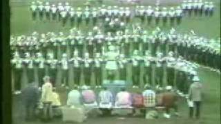 Salem High School Marching Band and Colorguard halftime Show 1978
