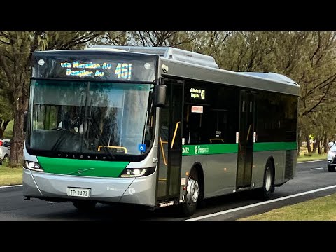 3496 Volvo B8RLE Euro6 with Volgrens Optimus bodywork Swant Transit Transperth 