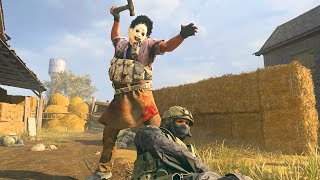 All Texas Chainsaw Massacre Takedowns &amp; Finishing Moves (Skin Crawler Bundle) - COD: Modern Warfare