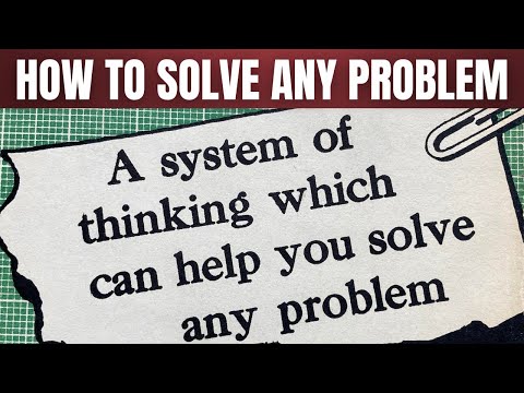 4 Steps To Solve Any Problem