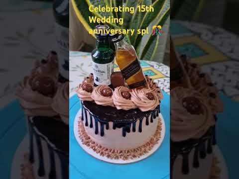 15th Wedding anniversary spl Chocolate 🎂🎂