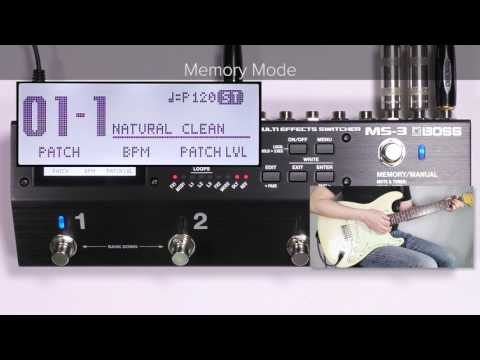 Boss MS-3 Multi Effects Switcher | Sweetwater Boss MS-3 Multi Effects Switcher | Sweetwater