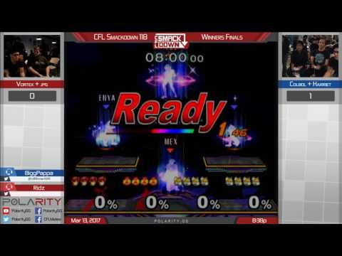 CFL Smackdown 118 Melee - Vortex + Jpg vs Colbol + Harriet - Doubles Winners Finals