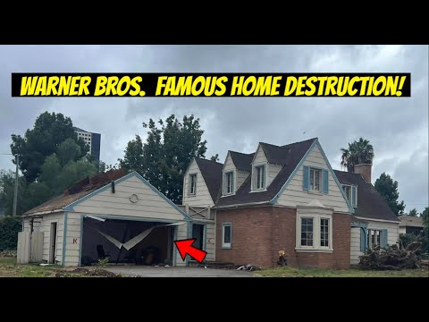FAMOUS TV/Movie Home TOTAL Destruction at the Warner Bros. Ranch!