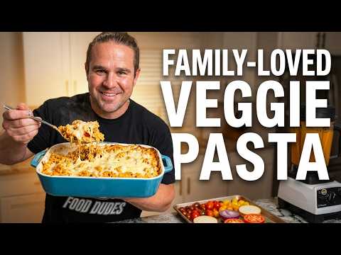 Roasted Vegetable Pasta Casserole | Easy Recipe ￼