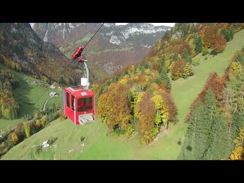 Luftseilbahn Isenthal - Gietisflue Bergfahrt 2020 - cable car Switzerland