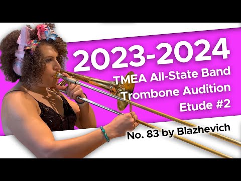 No. 83 (Lento) by Blazhevich - 2023-2024 TMEA All-State Tenor Trombone Etude #2