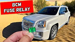GMC TERRAIN BCM Body Control Module Fuse Relay Location Replacement 2010 2011 2012 2013 2014 2015 20