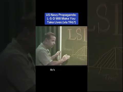 US Navy: LSD Will Make You A Murderer #Shorts #Military #Psychedelic