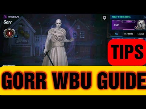 GORR WORLD BOSS GUIDE IN MARVEL FUTURE FIGHT#love2allmff #marvel