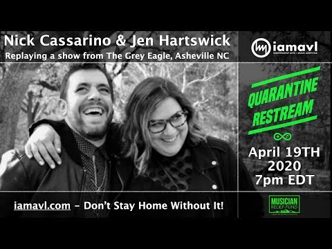 Jennifer Hartswick & Nick Cassarino Duo - (Quarantine Premiere) @ Grey Eagle 11-13-2018