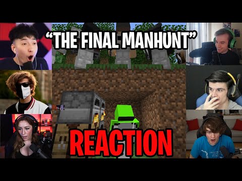 Insane Reactions: DreamSMP Vs 5 Hunters in Ultimate Manhunt!