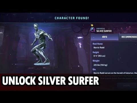 Unlock & Upgrading Silver Surfer (No Enough Gold For Max Upgrade) - MARVEL Future Fight