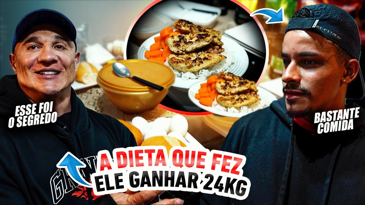 FABIO GIGA MOSTRA A DIETA QUE TRANSFORMOU O SHAPE DO COSTELINHA +20KG