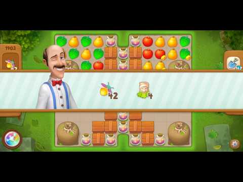 Gardenscapes Level 1903 Walkthrough "No Boosters Used"