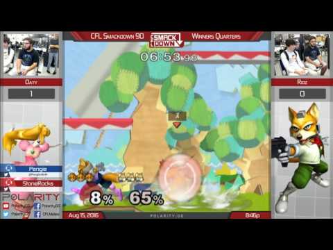 CFL Smackdown 90 Melee - Oaty (Peach) vs Ridz (Fox) - Winners Quarters