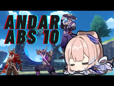 ABISMO PISO 10 COMPLETO - GENSHIN IMPACT 3.8