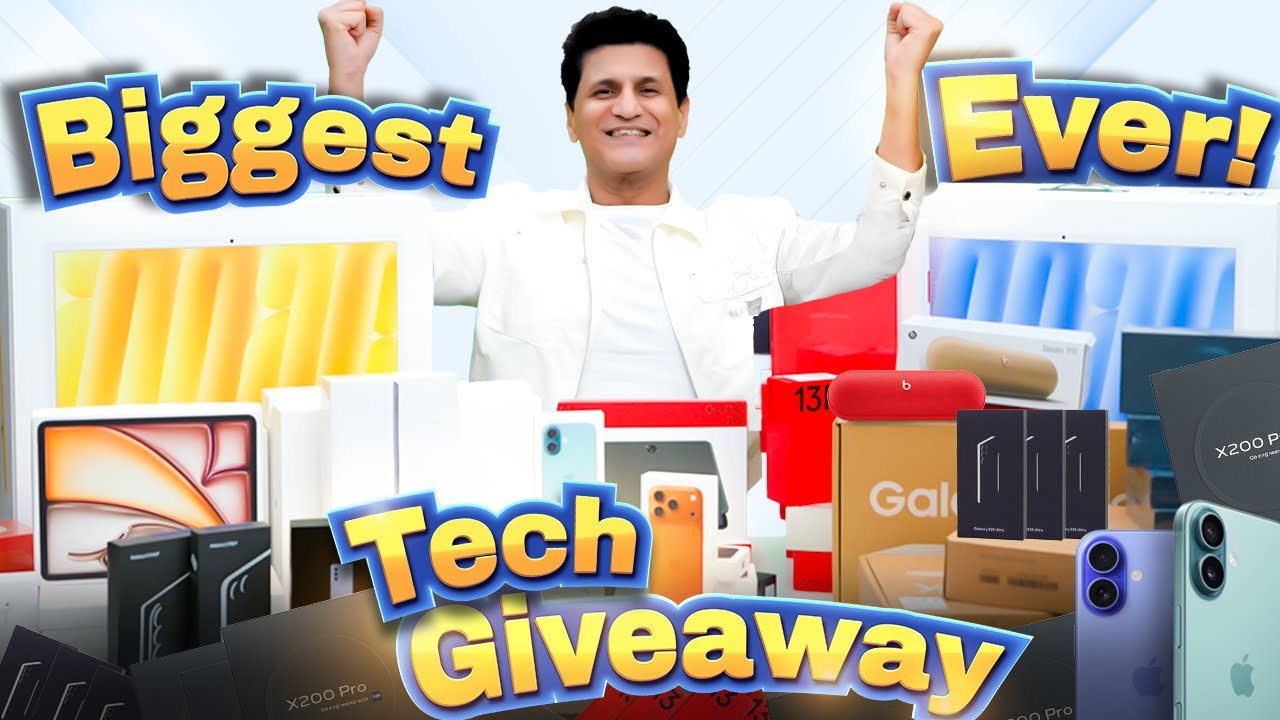 World’s Biggest Tech Giveaway | Rajiv Makhni