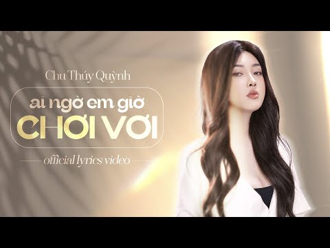 Ai Ngờ Em Giờ Chơi Vơi - Junki Trần Hòa x Trung Ngon | Chu Thúy Quỳnh Cover | Official Lyric Video