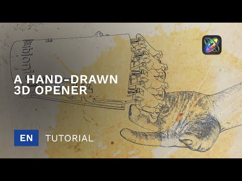 Motion Tutorial - Creating a hand-drawn stylized 3D title opener from scratch - MotionVFX
