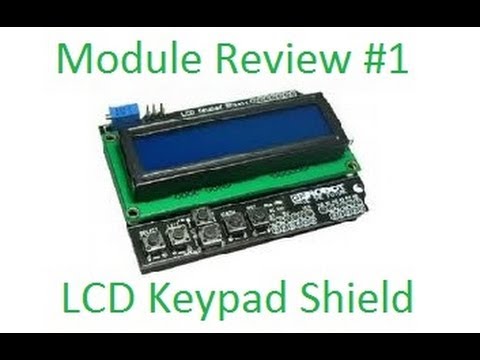 Lcd keypad shield for arduino