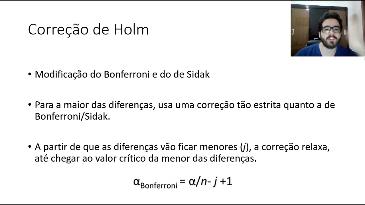 Testes Estatísticos de Múltiplas Comparações: Sidak, Holm-Sidak, Bonferroni e Mais!