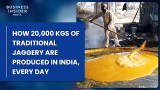 How 20,000 Kilograms Of Traditional Jaggery (Gur) Are Produced In Iqbalpura, India, Every Day